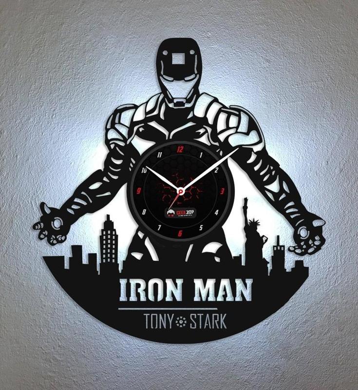 Iron man - wall clock