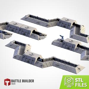 TRENCHES stl files for battle builder