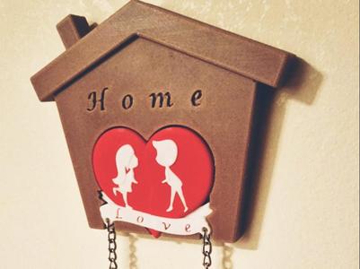 Valentine's Magnetic keychain and holder