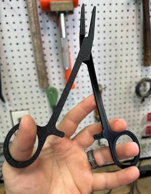 Hemostat pliers