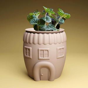 Plant pot with drainage 3d print STL file - instant download, garden container