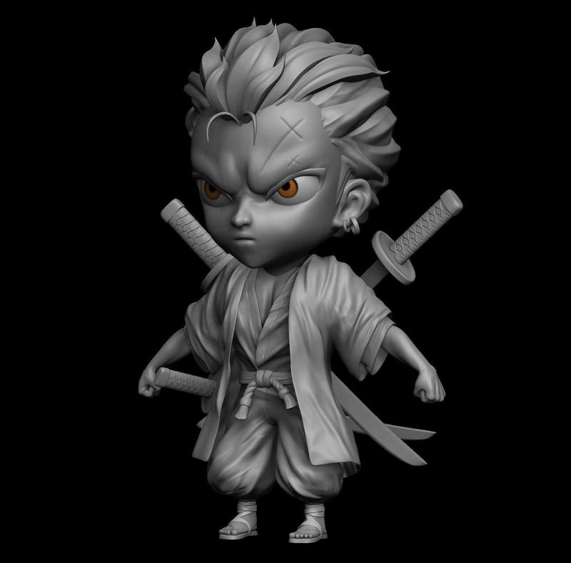Zoro little - Free 3D model
