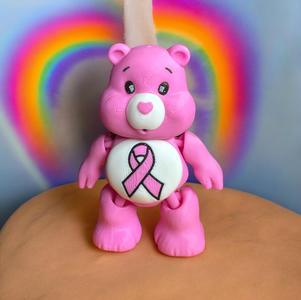 Breast Cancer Awareness, Care Bear, Articulating, Print in Place