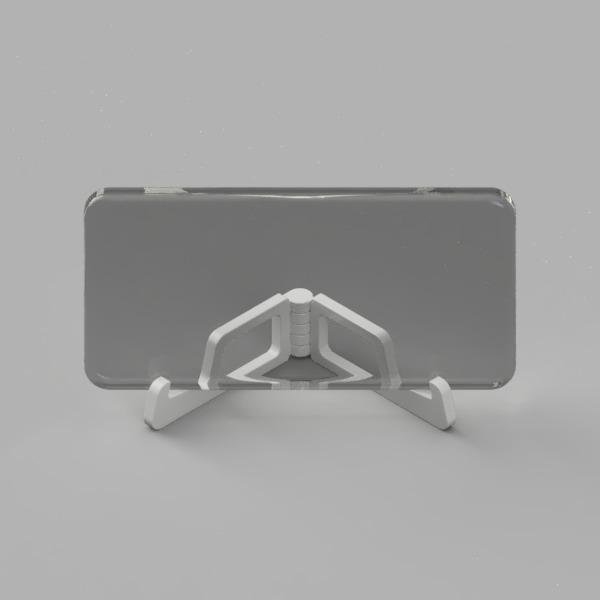 compact hinged phone stand