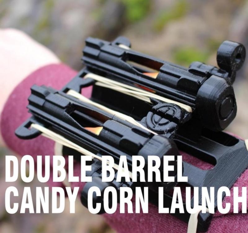 Double Barrel Candy Corn Launcher