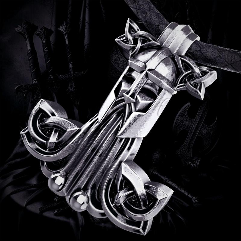Call of Valhalla Mjolnir pendant - STL 3D model for 3d printing