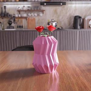 3D Sharp Vase STL File - Ready to Print 3D Print STL File, Gift for Her, 3D Model, 3D Printable STL, Vases, Home Decor, 3D Printed Gifts