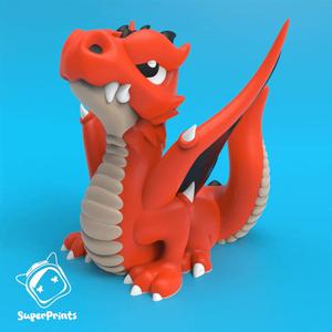 Dragon - Easy Multicolor FDM RPG Minis (No supports)