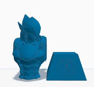 Pharah bust and stand - Overwatch (REMIX)