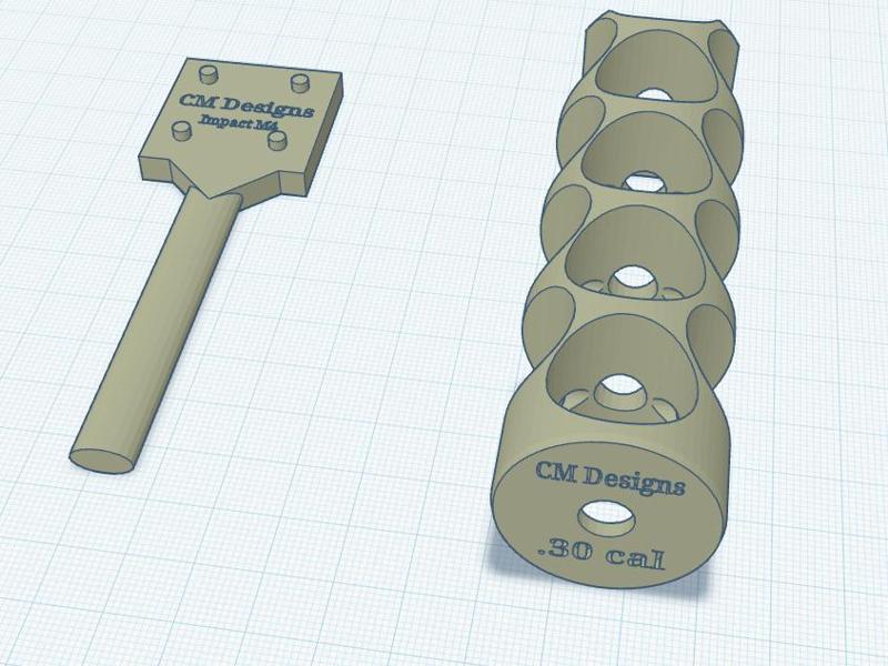 Impact M4 Baffle and Tool for Stock moderator
