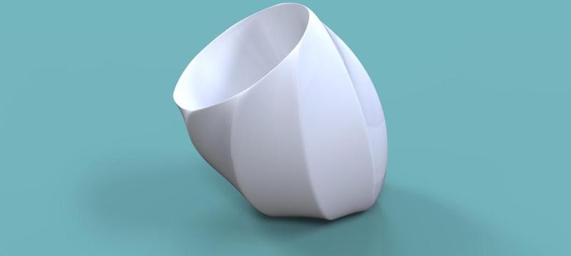 Tippy Twisty Vase