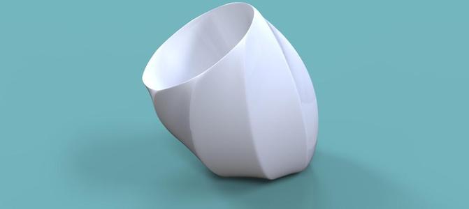 Tippy Twisty Vase