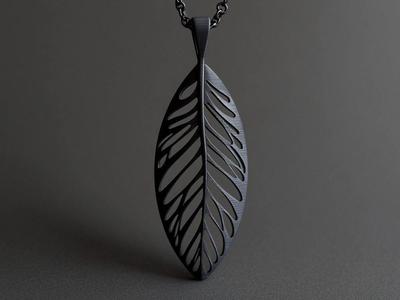 Ethereal Leaf Pendant