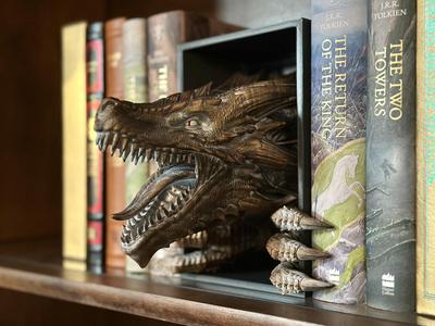Dragon Awakening Book Nook and Wall Mounted Version