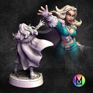 Elf Sorceress - Nova the Frost Elf Sorceress ( Frost themed High Elf Sorcerer )