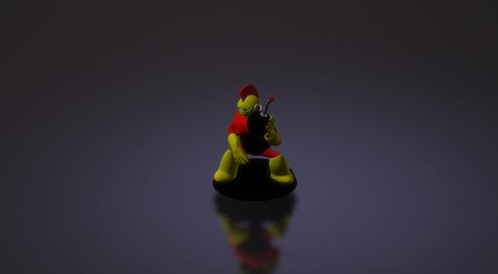 Bombman - Megaman 1 - Robot Master - Figure and Miniature