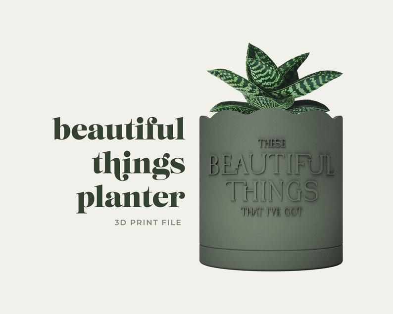 Beautiful Things Planter 3D Print File STL
