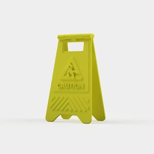 Caution/Taken/Keep Out Sign (Tabletop Miniatures)