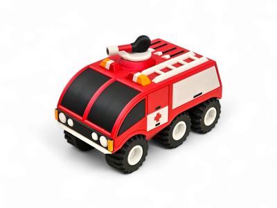 Fire Truck Multicolor - Print in Place