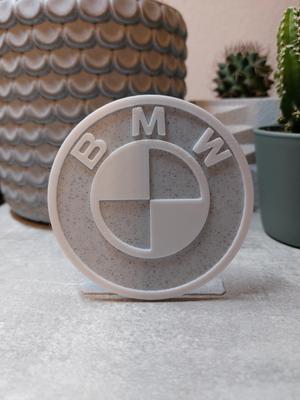 BMW Logo Sign with Stand