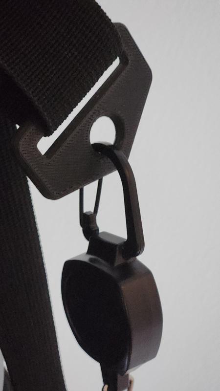 35mm Webbing Ring Hook for ID badge, etc