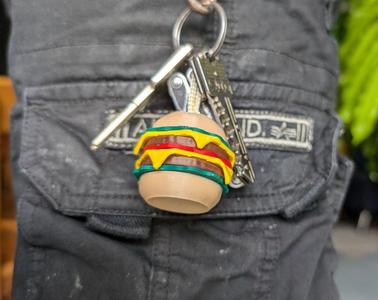 Burger keychain