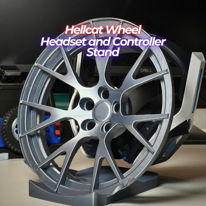Hellcat Wheel Headset and Controller Stand