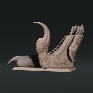 Deinonychus foot