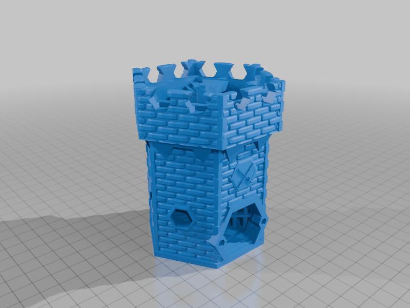 Dice tower hex remix
