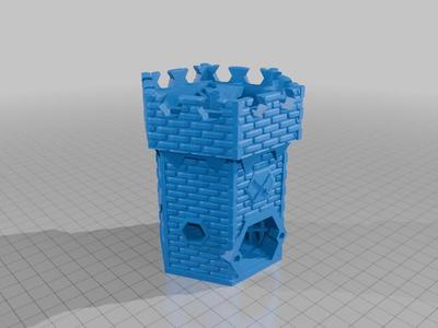 Dice tower hex remix