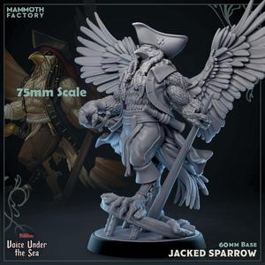 Jacked Sparrow - 75mm Scale