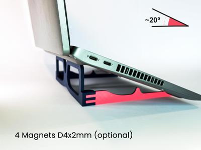 Foldable Laptop Stand (+Magnet Version)