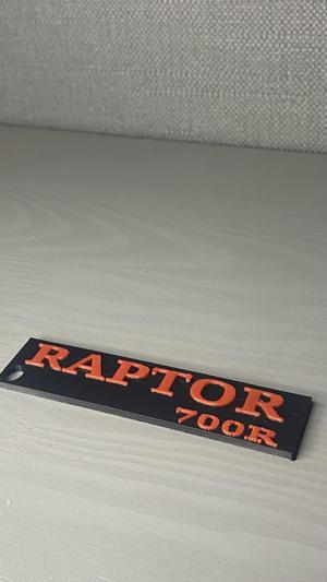YAMAHA RAPTOR 700 KEY CHAIN