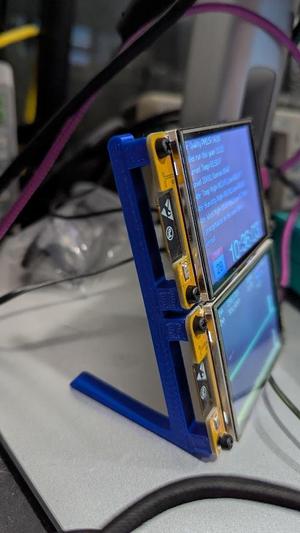 Cheap yellow Display (CYD) Double Stand