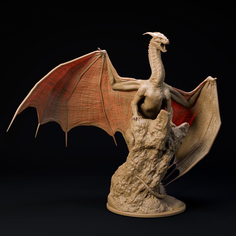 Amaranth Dragon pre-supported dragon dynamic dragon
