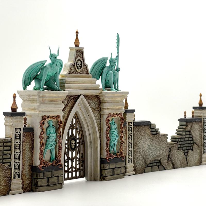 Modular Cemetery Walls and Gate