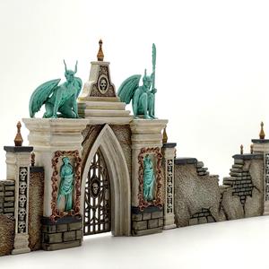 Modular Cemetery Walls and Gate