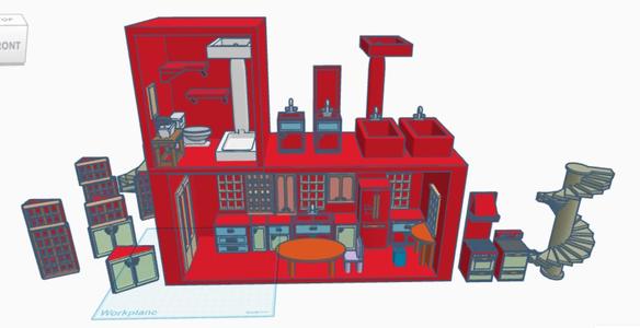 Doll House Furniture 01