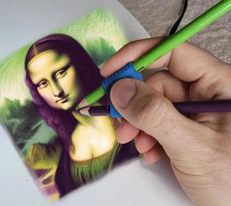 Dual Color Pencil Grip