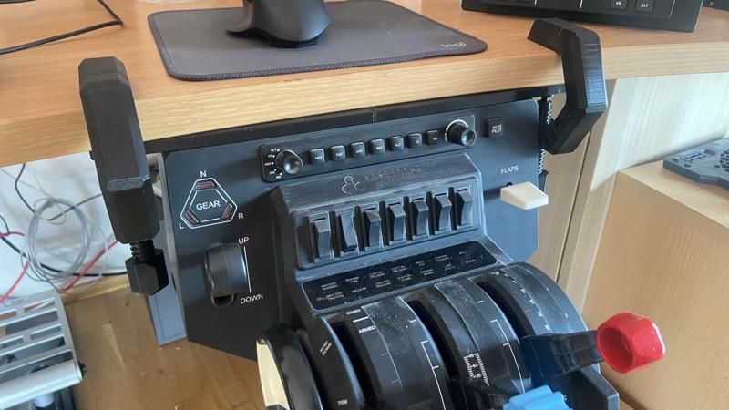 Honeycomb Bravo Throttle Underdesk Mount