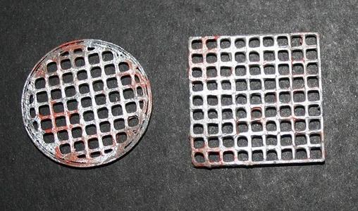 Gaming Terrain Round and Square Sewer grates For D&D or Warhammer 40k 