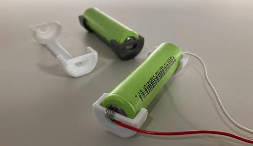 18650 battery minimal holder