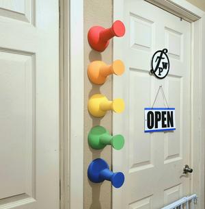 6" Super Jumbo Hanging Pushpin | Giant Oversized Wall-Mount Thumbtack 3D Art