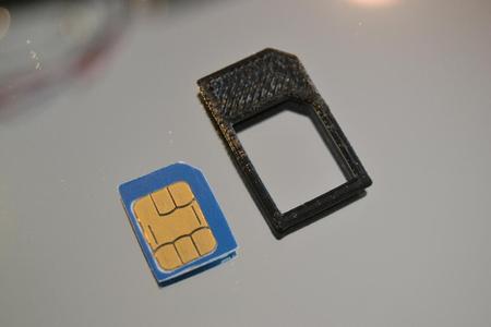 Microsim to SIM adapter