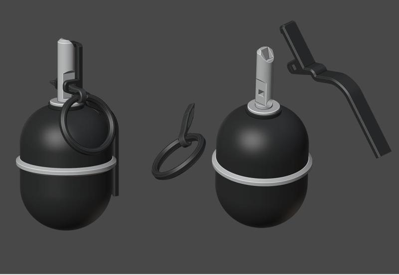 RGD-5, HE grenade prop/toy