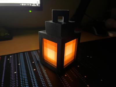 Minecraft Lantern - Arduino WiFi NeoPixel