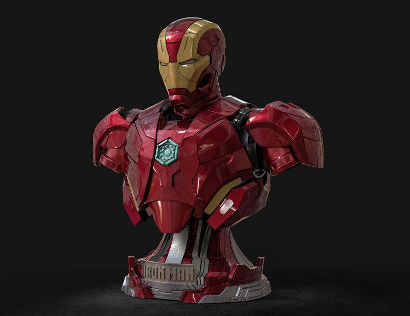 Iron man bust