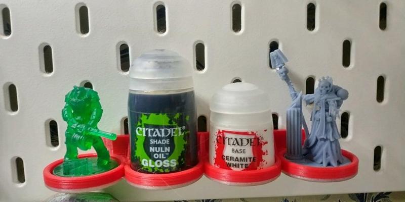IKEA SKADIS Citadel Paint Pegboard Holder