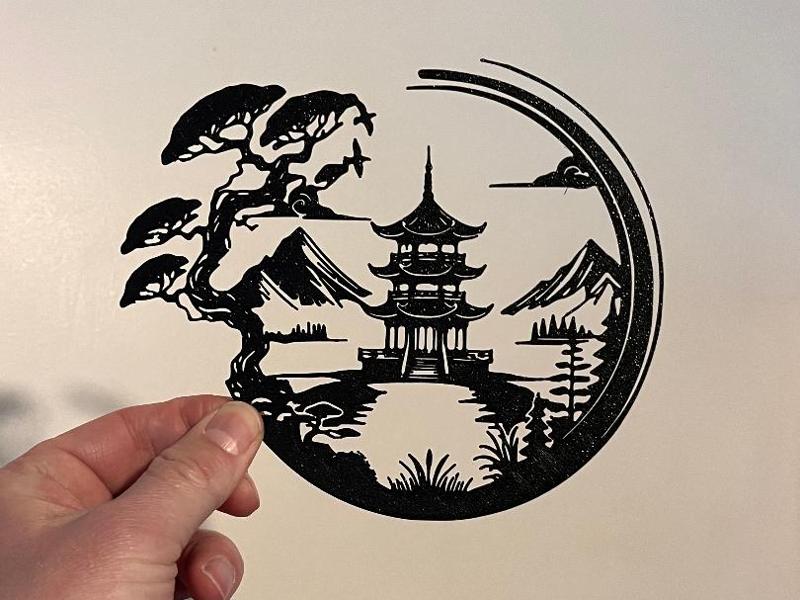 Wall Art - Japanese Temple