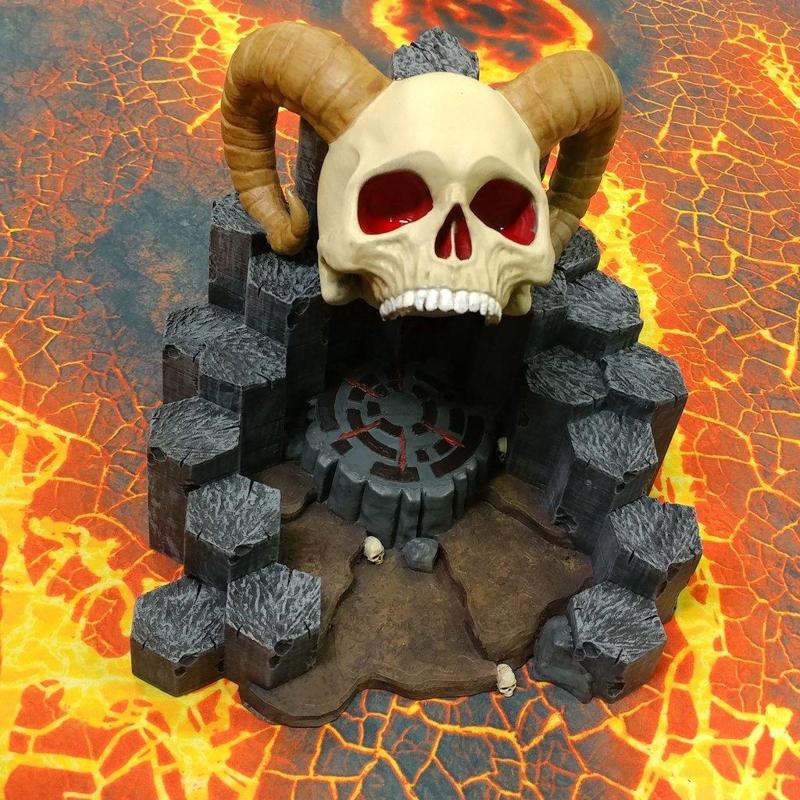 Basalt Terrain Skull Temple